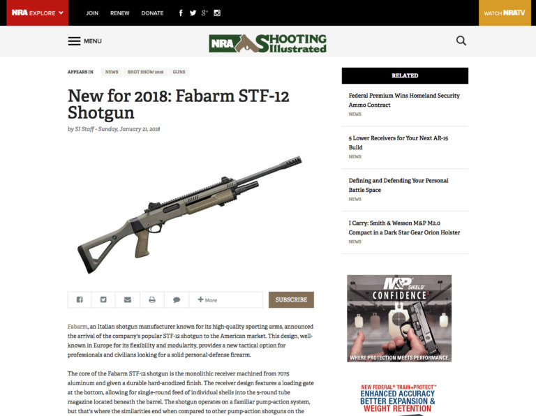Fabarm STF 12 (FDE) FABARM PROFESSIONAL